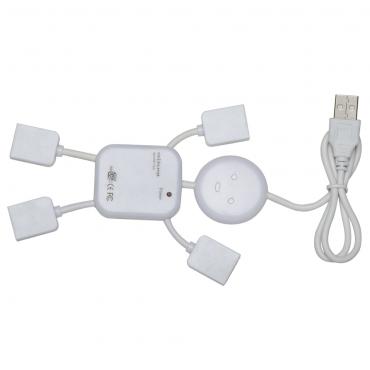 Boneco Hub com 4 entradas USB