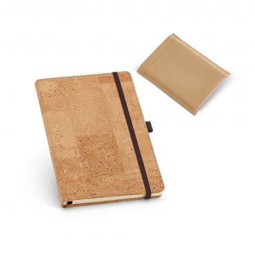 Caderno capa dura A6. Cortiça..