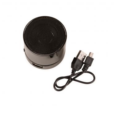 Caixa de som multimídia com Bluetooth e rádio FM. 