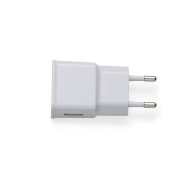 Carregador tomada plástico branco