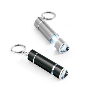 Chaveiro. Alumínio. Com LED.