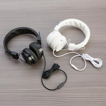 Fone de ouvido estéreo articulável com microfone integrado