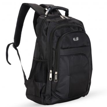Mochila nylon poliester para notebook. Possui compartimento grande com bolso interno para notebook-