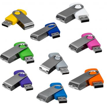 Pen Drive SM Giratório Metal 4GB