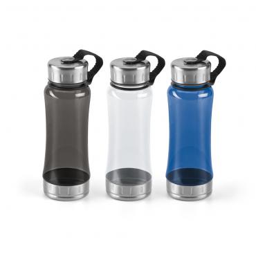 Squeeze Aço inox e AS Capacidade até 600 ml..